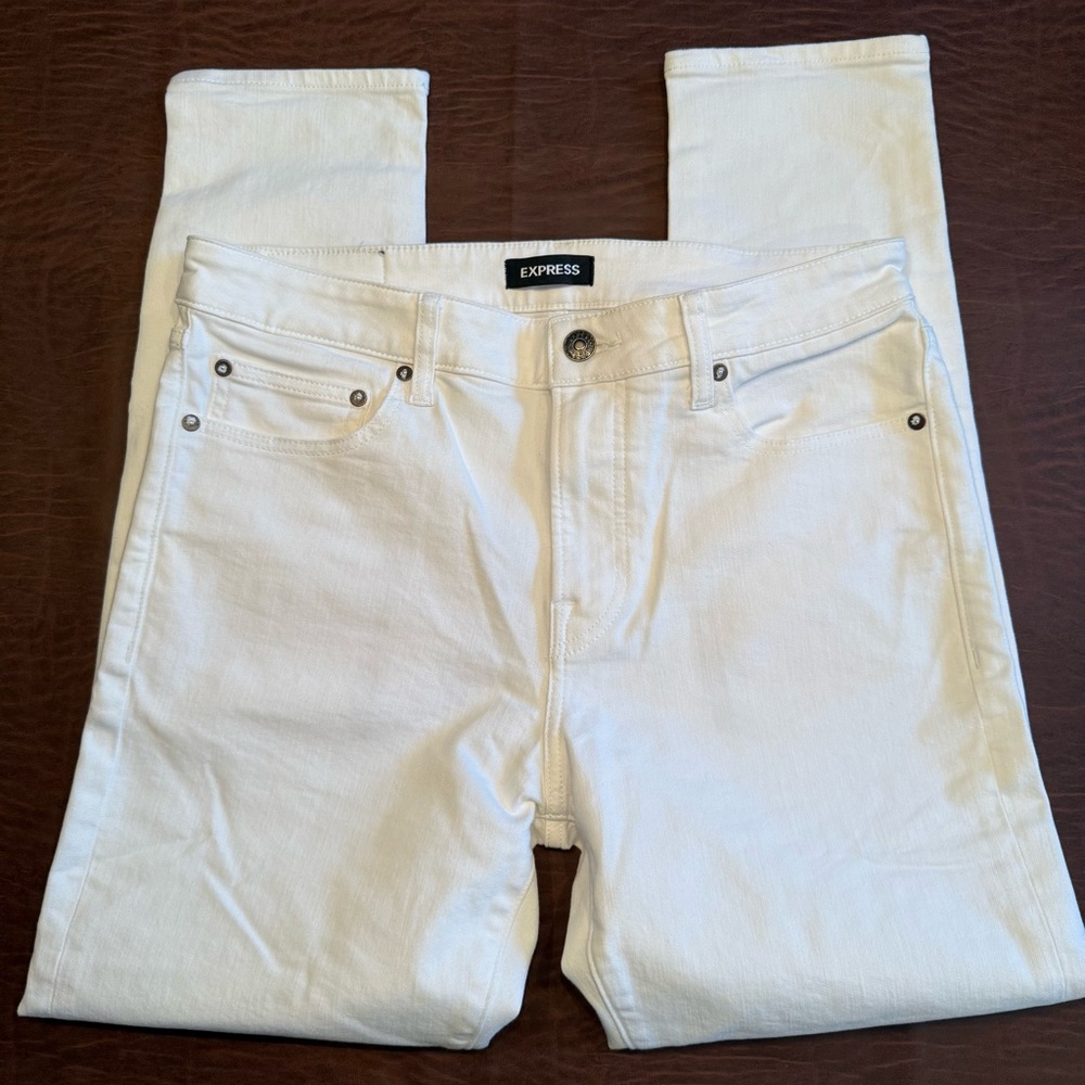 Women’s White Express Jeans, size 32